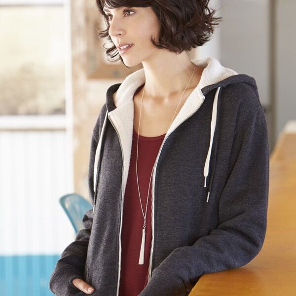 Unisex Sherpa-Lined Hooded Sweatshirt Thumbnail