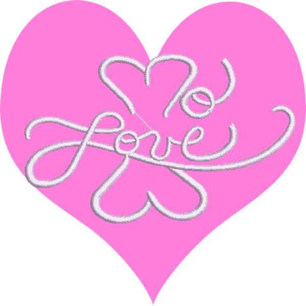 Pink Mo Love Heart Thumbnail